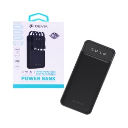 Power Bank Devia EP-189 con 4-in-1 Outputs USB+Lightning+Micro+Tipo-C 2A 10000mAh Negro Power Bank Devia EP-189 con 4-in-1 Outputs USB+Lightning+Micro+Tipo-C 2A 10000mAh Negro